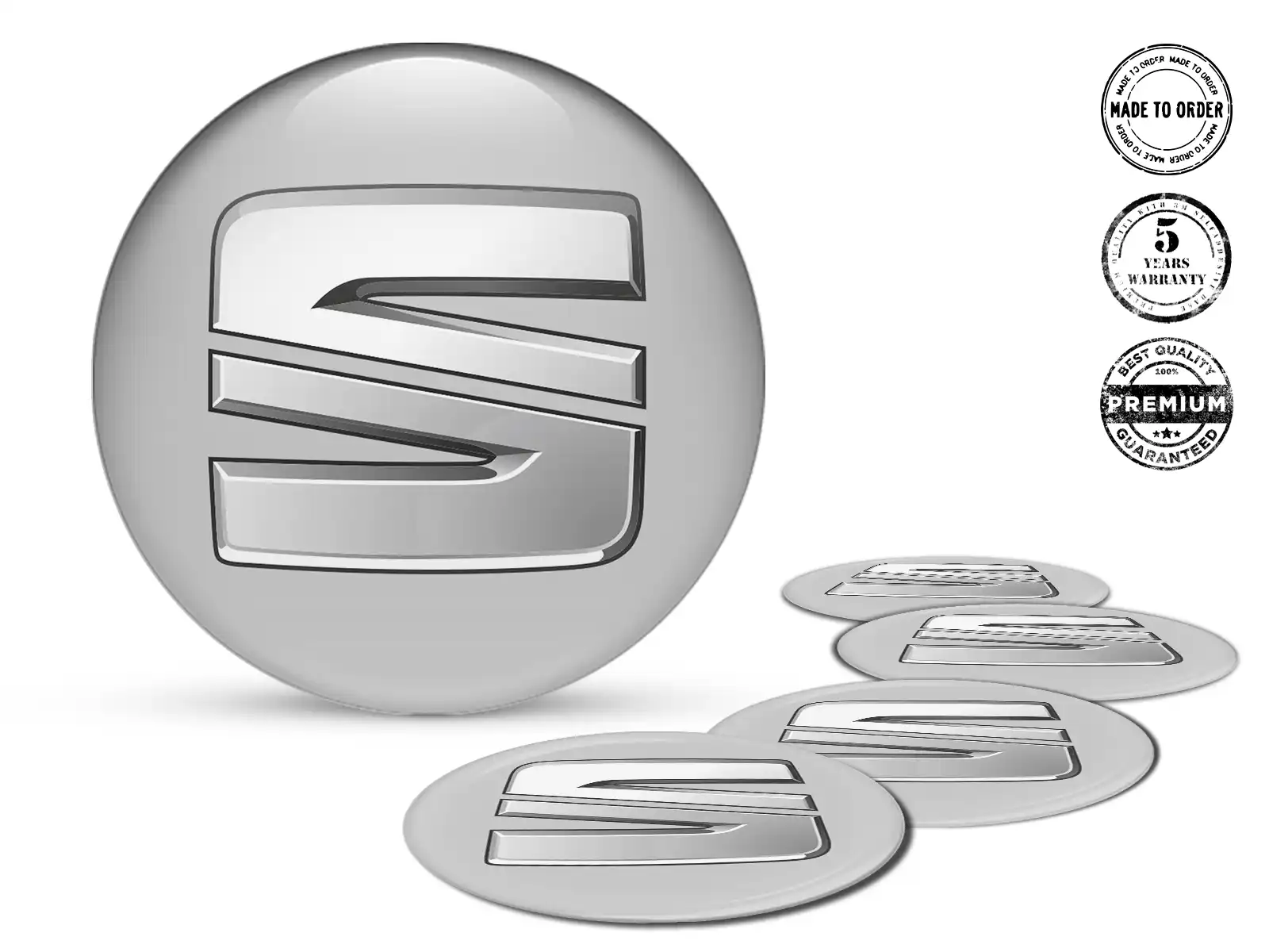 Seat Gewölbte Aufkleber Edition Individuelle Felgenaufkleber
